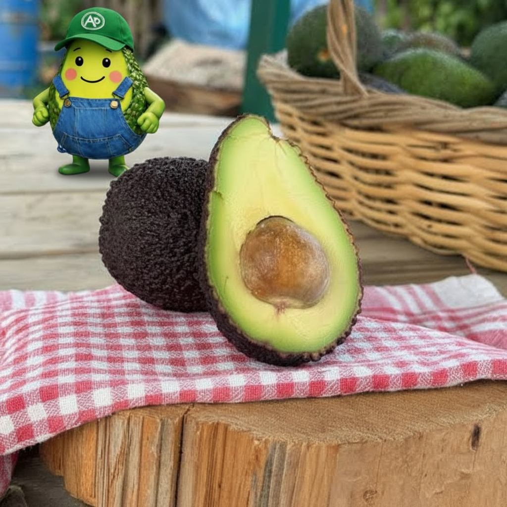 Avokado - Maskot Büyük ve Bütünleşik